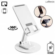 Suporte Celular de Mesa LEY-2177 Lehmox - Branco